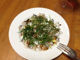 太刀魚のカルパッチョ完成版